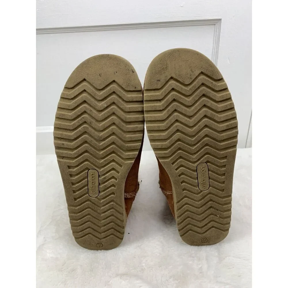Xhilaration Chestnut Women's Suede Winter Boots Size 10